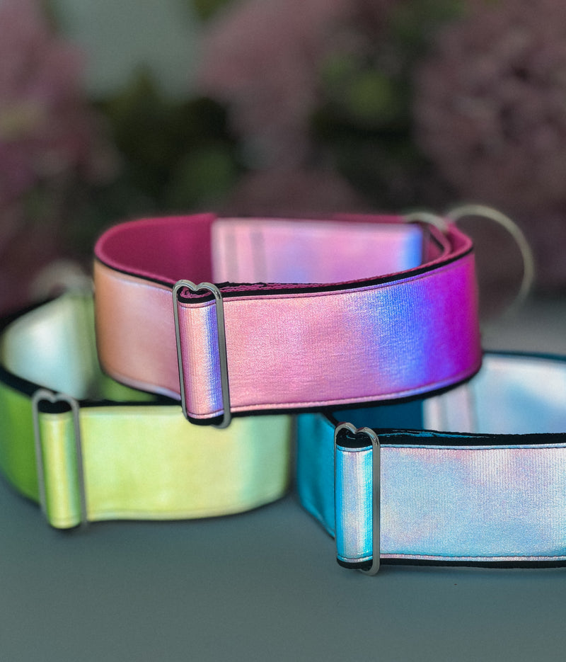 AURA- GREEN REFLECTIVE COLLAR